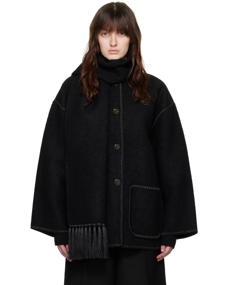 Totême Black Embroidered Jacket 200