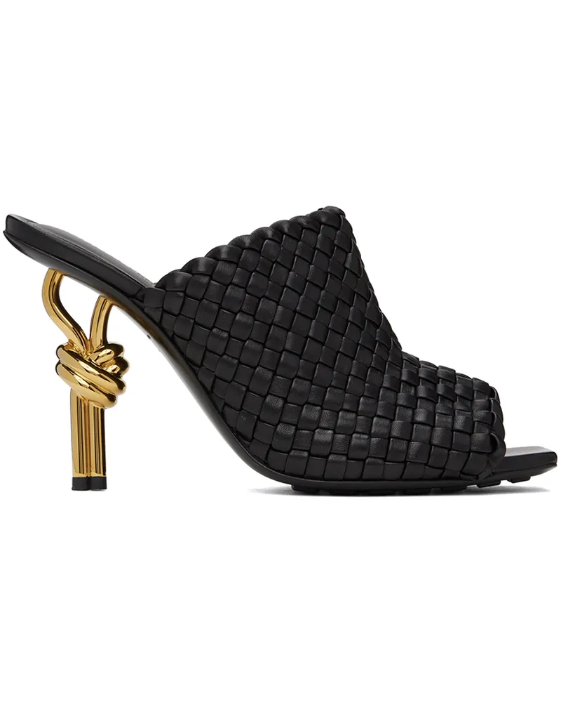 Bottega Veneta Black Knot Mules 1000