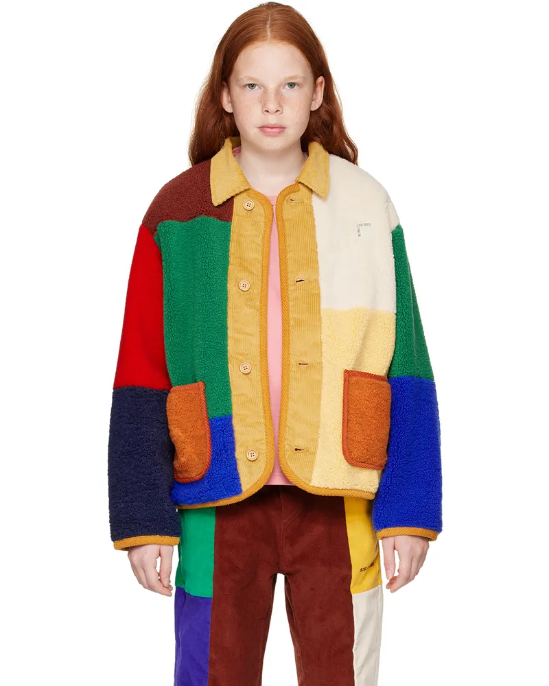BOBO CHOSES Kids Multicolor Color Block Jacket Multicolor