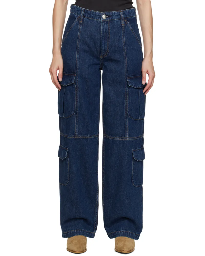 Rag & Bone Navy Cailyn Jeans Ari