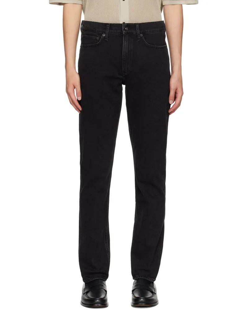 Rag & Bone Black Fit 2 Jeans Washed