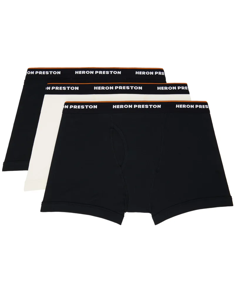 Heron Preston Three-Pack Black & White Boxers Multicolor