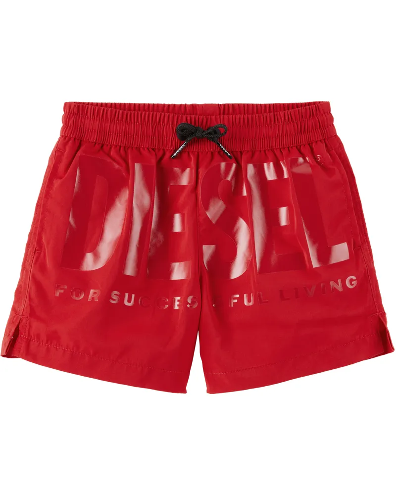 Diesel Kids Red Mkenm Swim Shorts K457