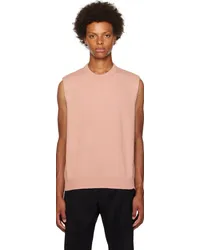 Jil Sander Pink Crewneck Vest -