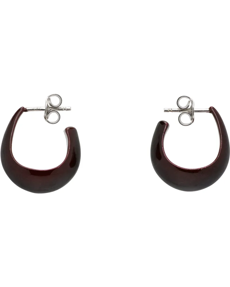 Christophe Lemaire Curved Mini Drop Earrings Pu243
