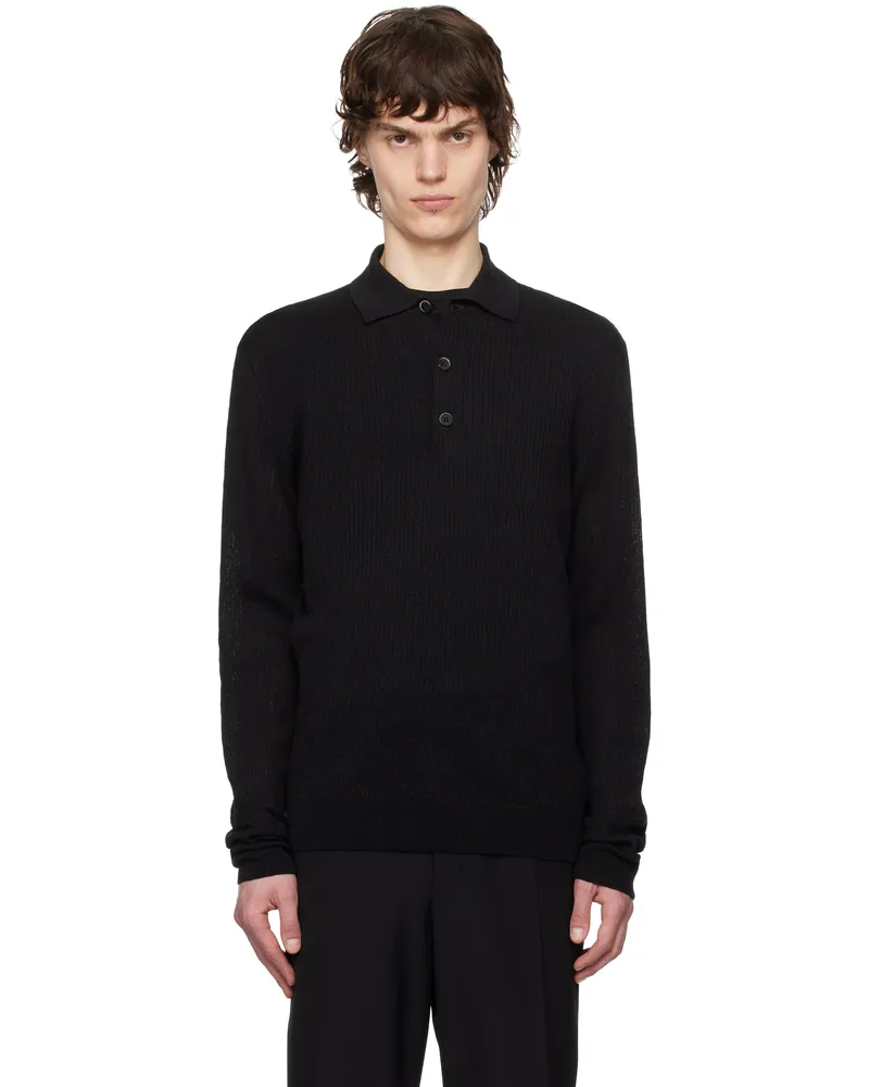 BARENA Black Pevaron Alafin Polo Nero