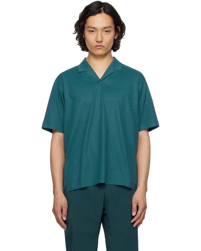 Arc'teryx Blue Metron SS Polo Nightscape