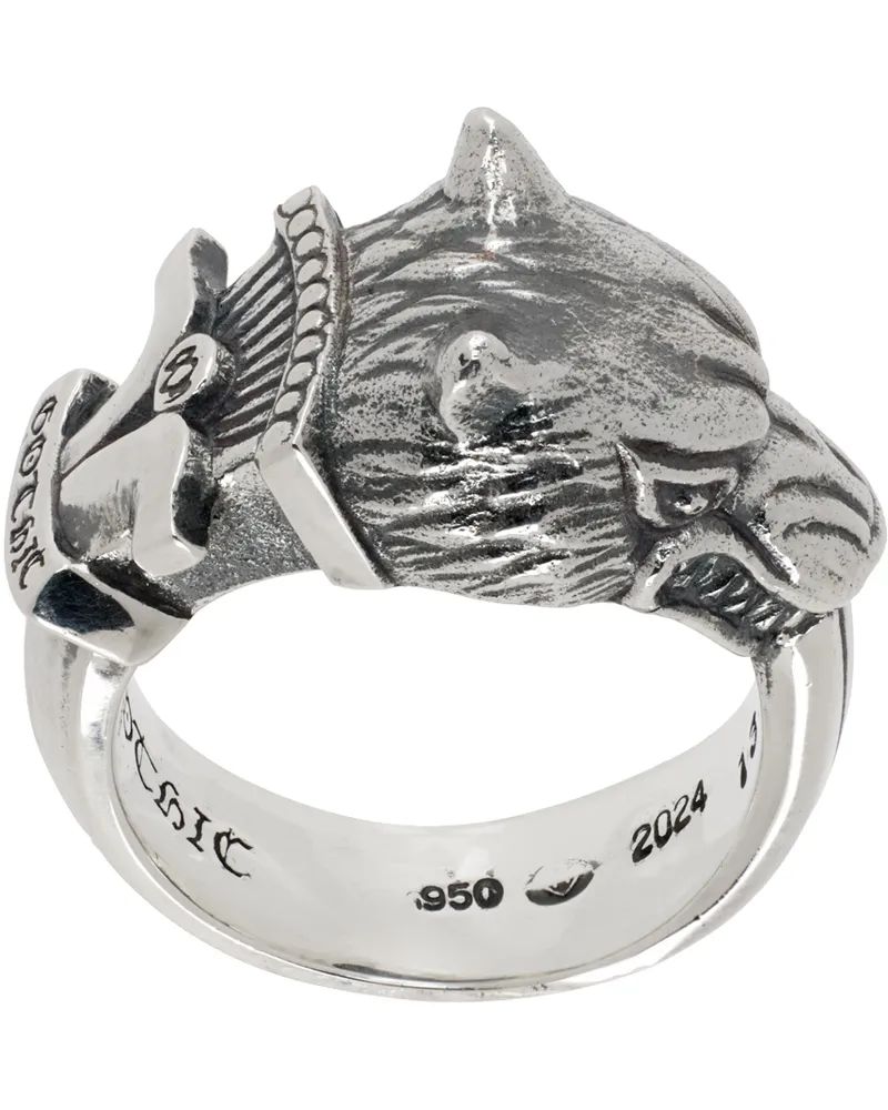 Yohji Yamamoto Silver Wolf Dagger Ring Silver