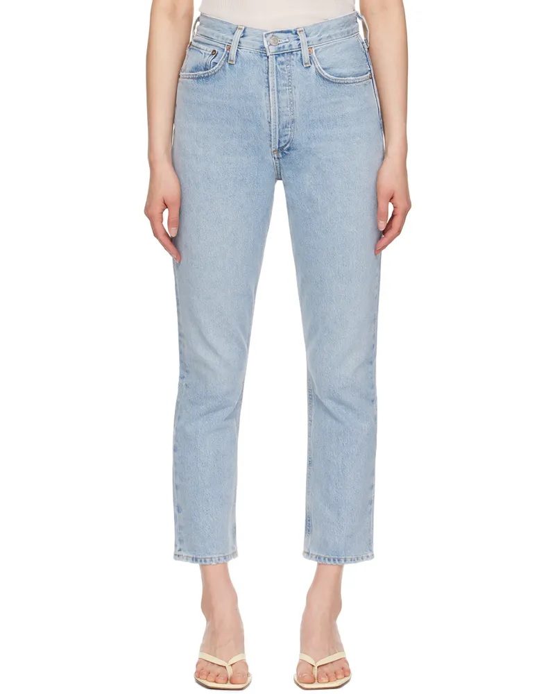 AGOLDE Blue Riley Jeans Dimension