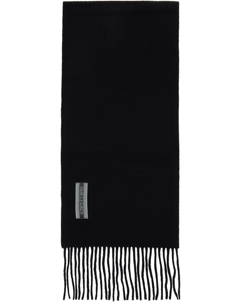 Our Legacy Black Estate Scarf Black