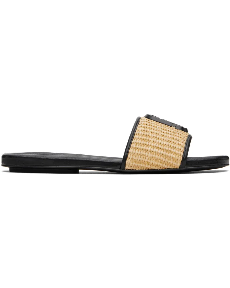 Marc Jacobs Beige 'The J Marc Woven' Sandals 255