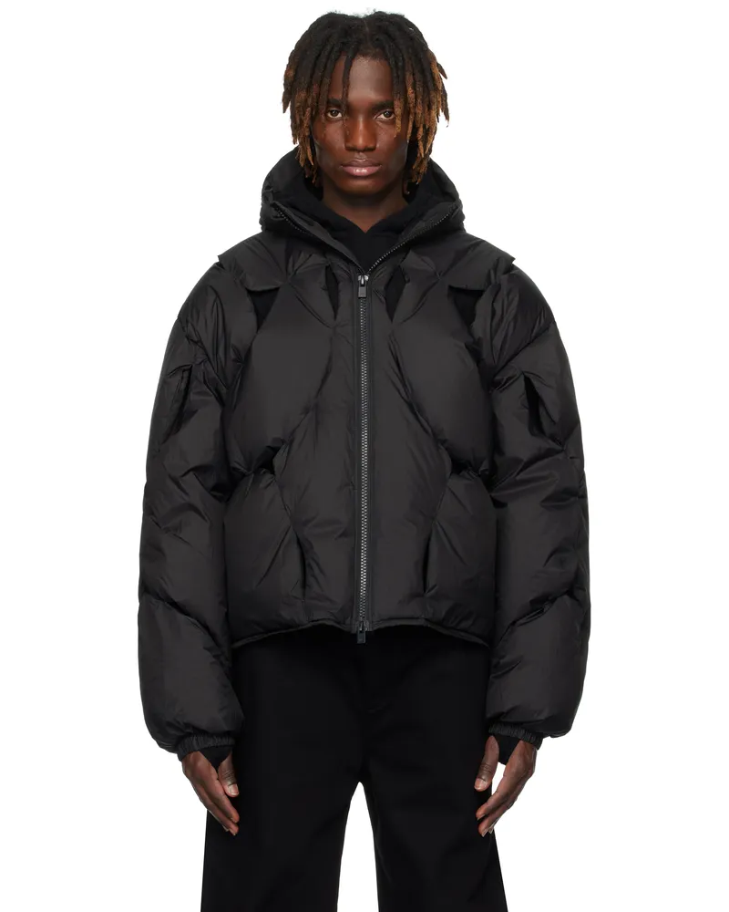 Heliot Emil Black Amnis Down Jacket Black
