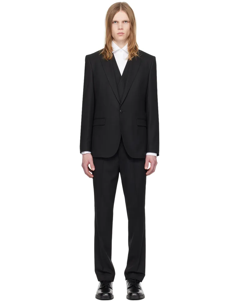 HUGO BOSS Black Extra-Slim-Fit Suit 001-black