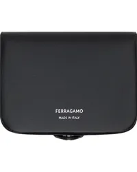 Ferragamo Black Coin Pocket Wallet Nero.