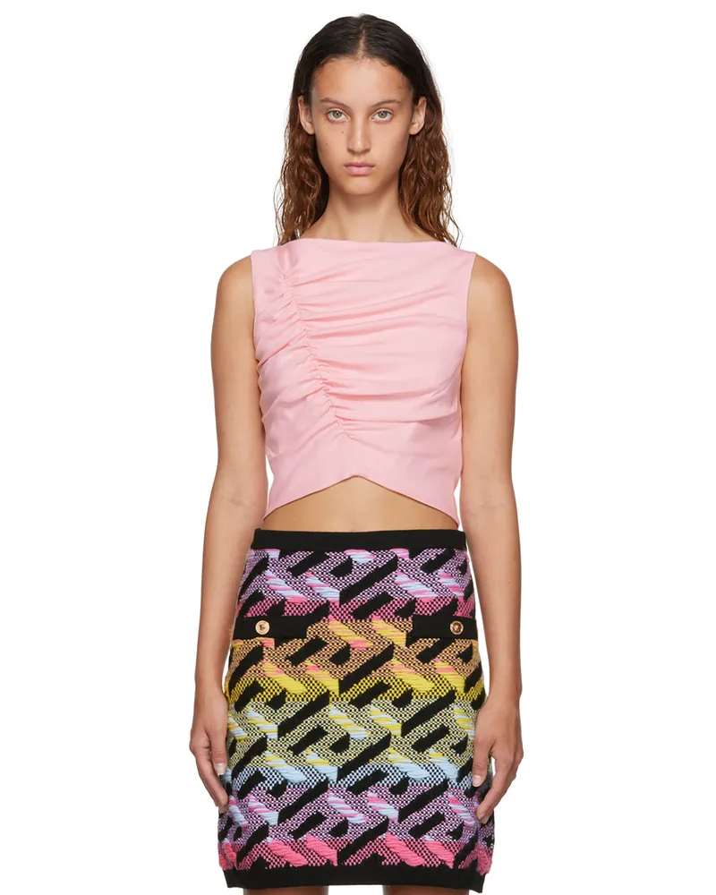 Versace Pink Medusa Tank Top 1pg40