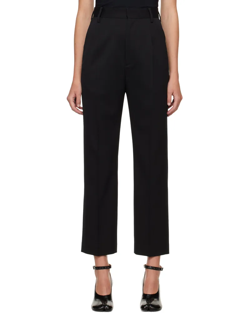 Maison Margiela Black Three-Pocket Trousers 900
