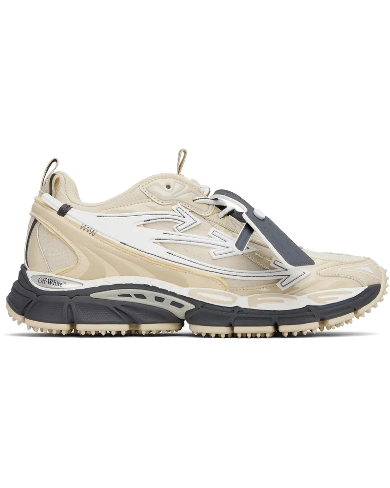 OFF-WHITE Beige & Gray Be Right Back Sneakers Beige