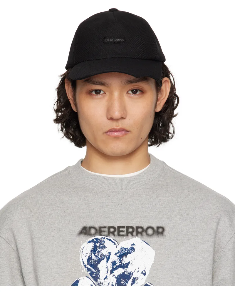 Adererror Black Tetraight Cap Black