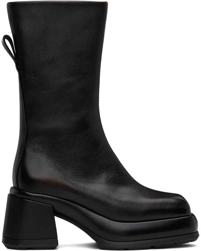 Miista Black & Brown Cassia Boots Black