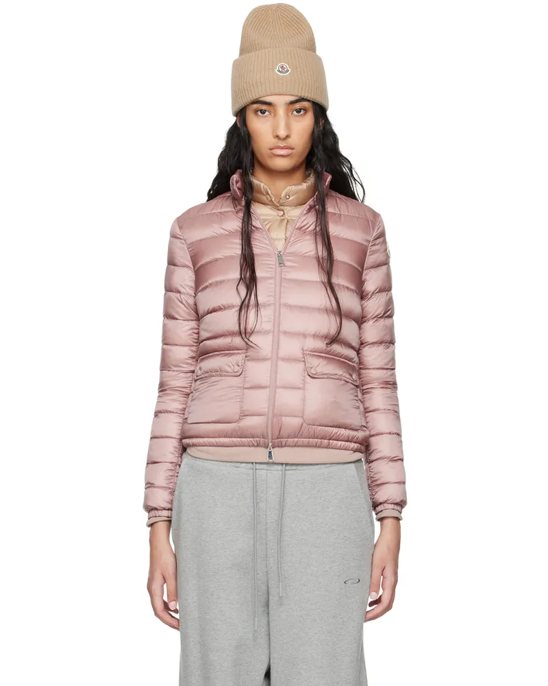 Moncler Pink Lans Down Jacket 51b