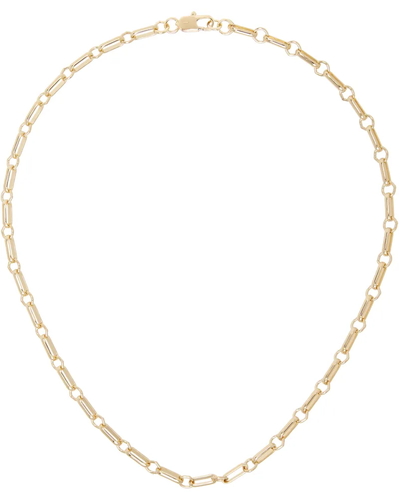 Laura Lombardi Gold Bar Chain Necklace Gold