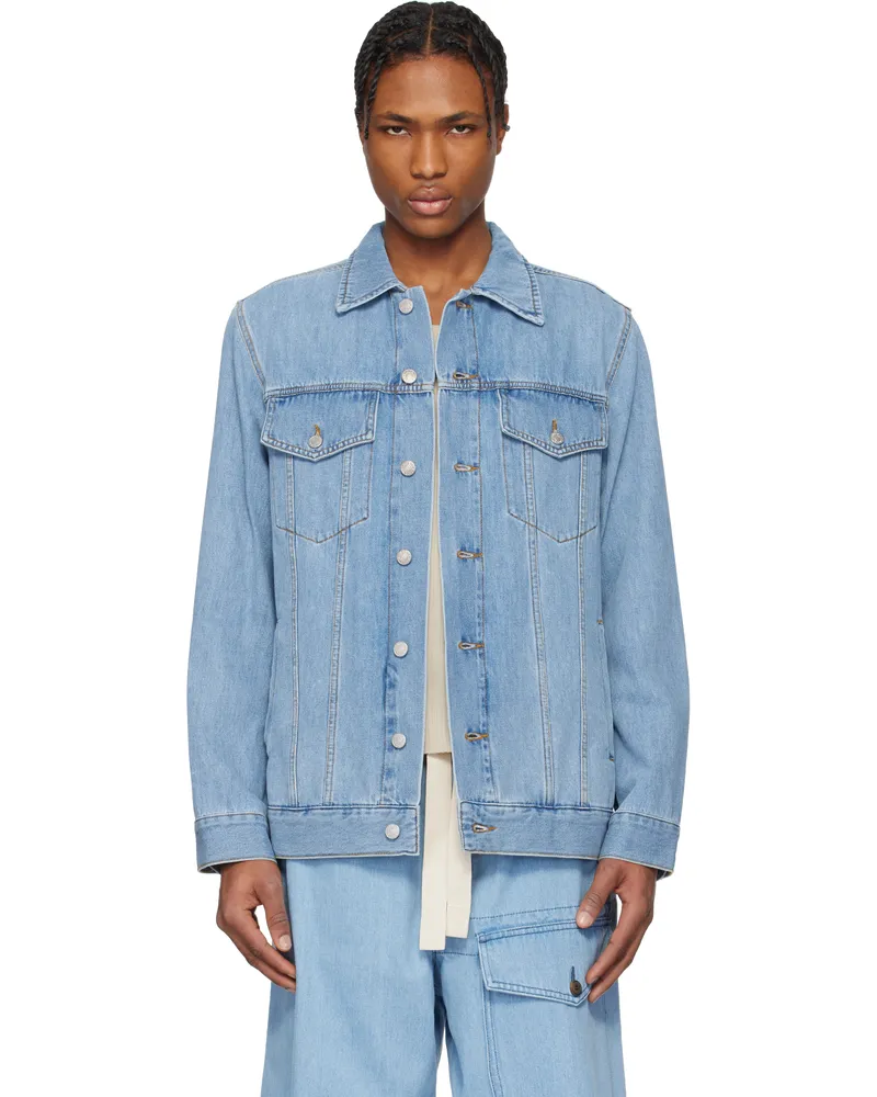 Dries van Noten Blue Faded Denim Jacket 514