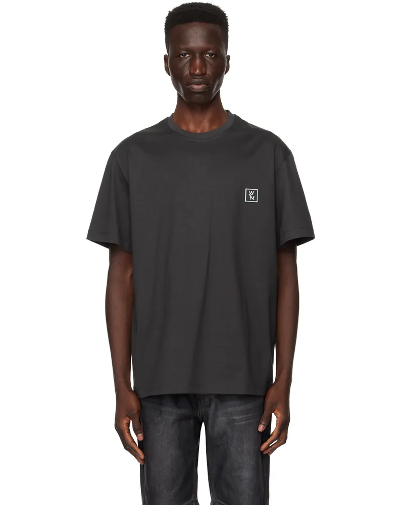 Wooyoungmi Gray Printed T-Shirt 704g