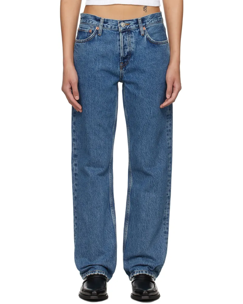 RE/DONE Blue 'The Standard' Jeans Blue