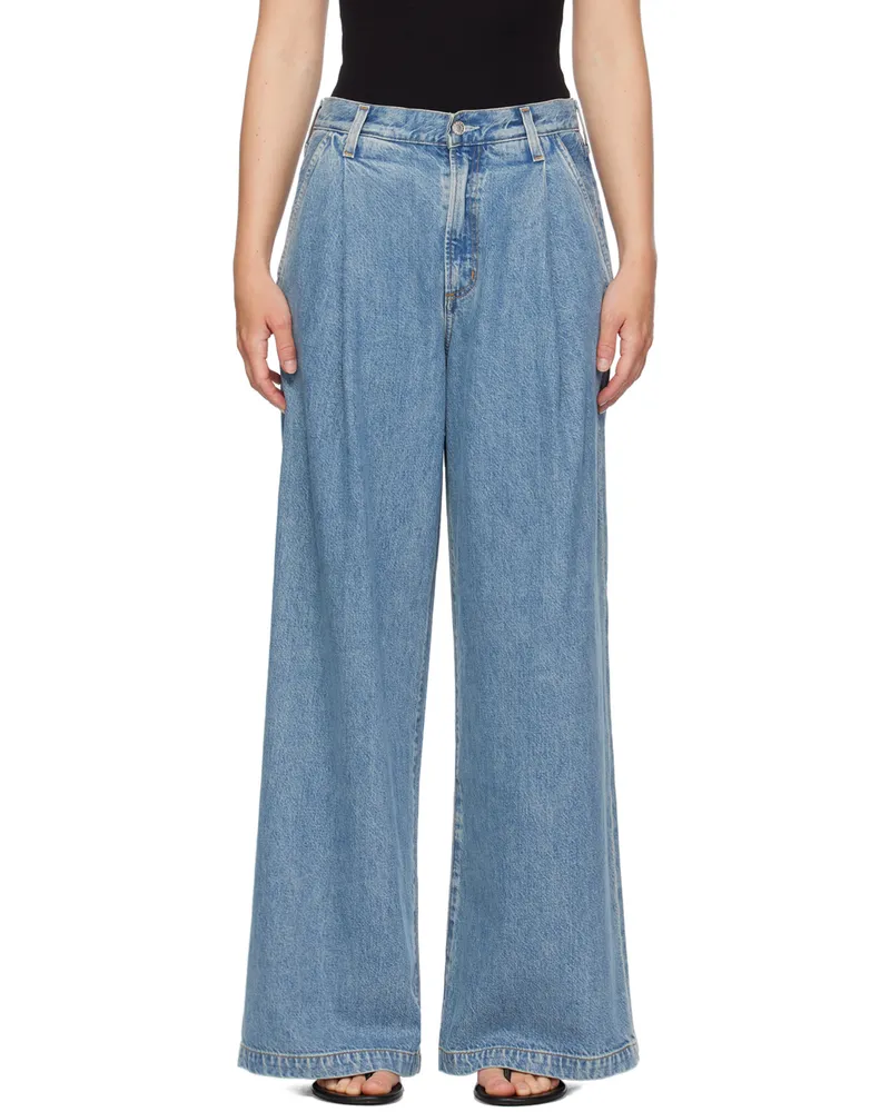 AGOLDE Blue Ellis Jeans Baffle