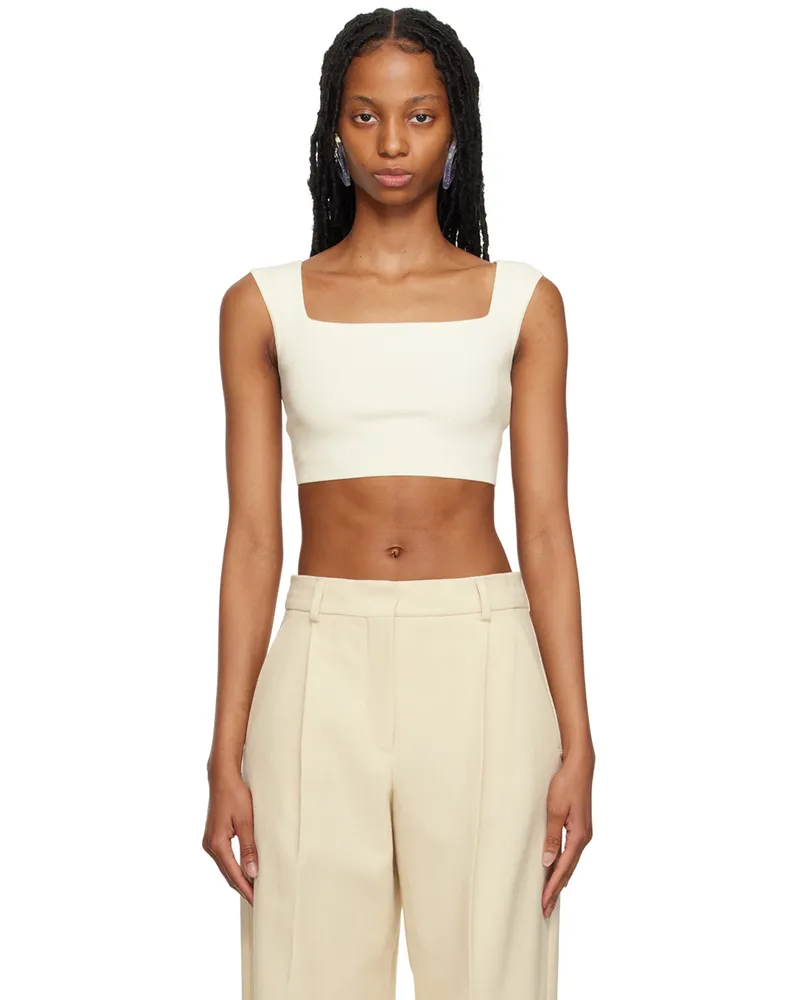 SPORTMAX White Fulmine Tank Top 001