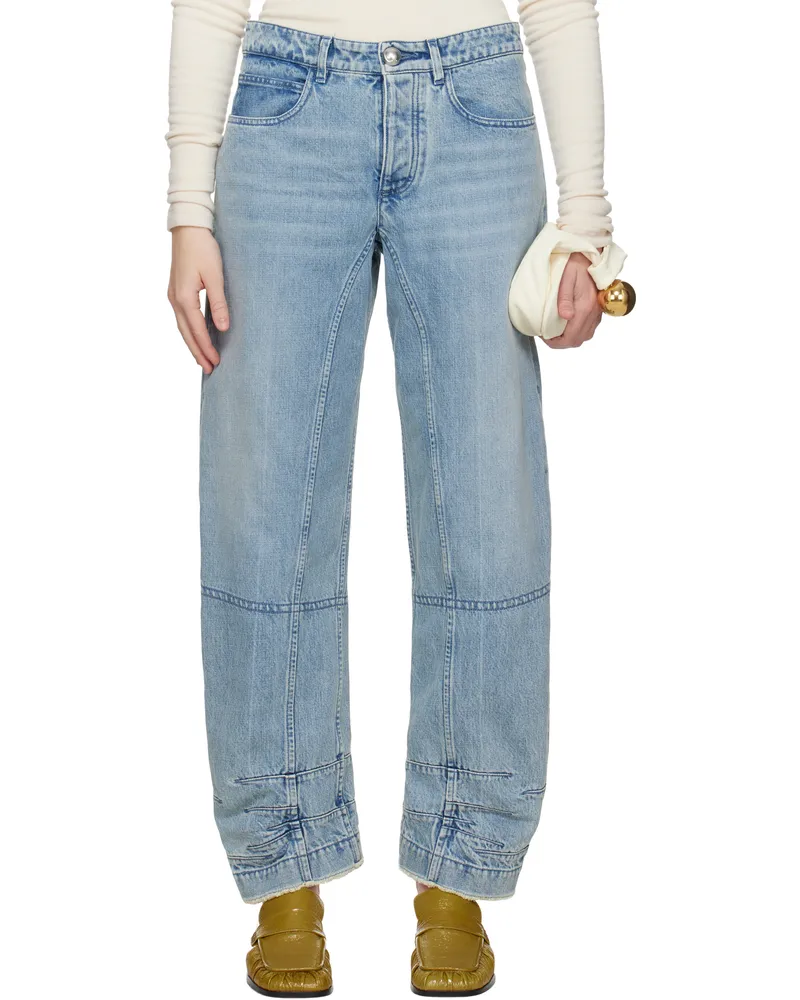 Jil Sander Blue Darted Jeans 481