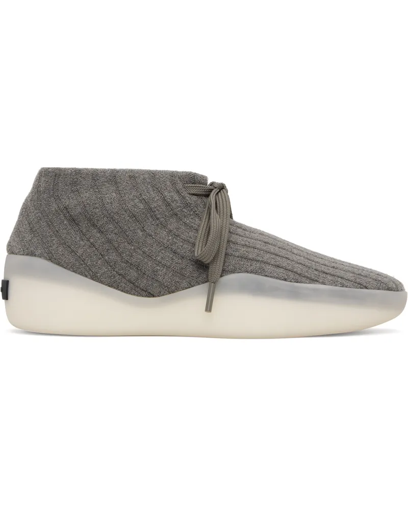 Fear of God Gray Knit Sneakers Pond