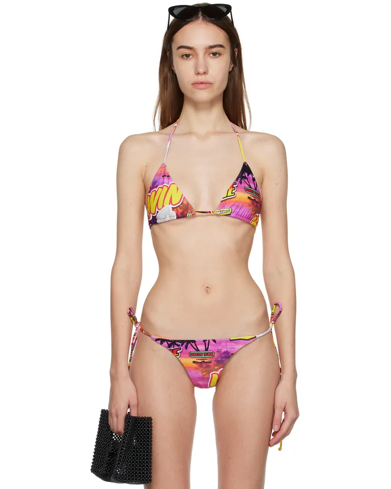 Miaou Multicolor Kauai Bikini Top Lotto