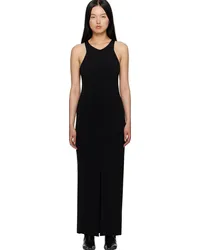 Nanushka Black Elia Midi Dress Black