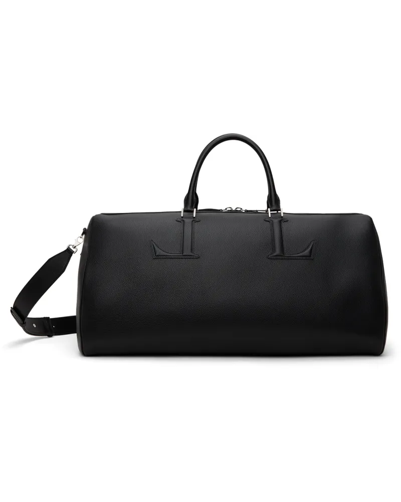 Lanvin Black Future Edition Signature Duffle Bag Black