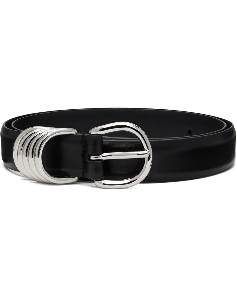 Anderson's Black French Leather Ring Keeper Belt N1
