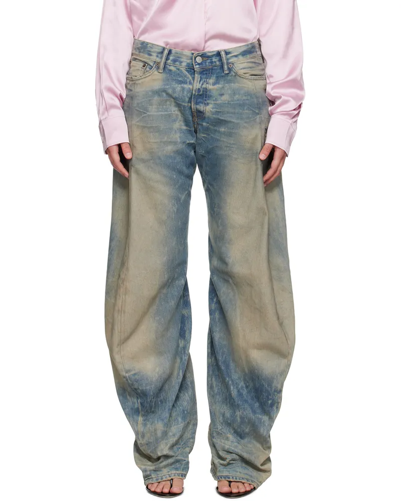 Acne Studios Blue Loose Fit 2006F Jeans Auz