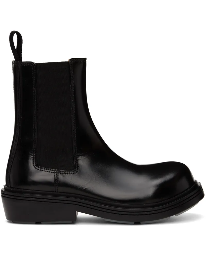 Bottega Veneta Black Fireman Chelsea Boots 1000