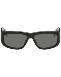 Jacquemus Black Les Sculptures 'Les lunettes Pilota' Sunglasses Black