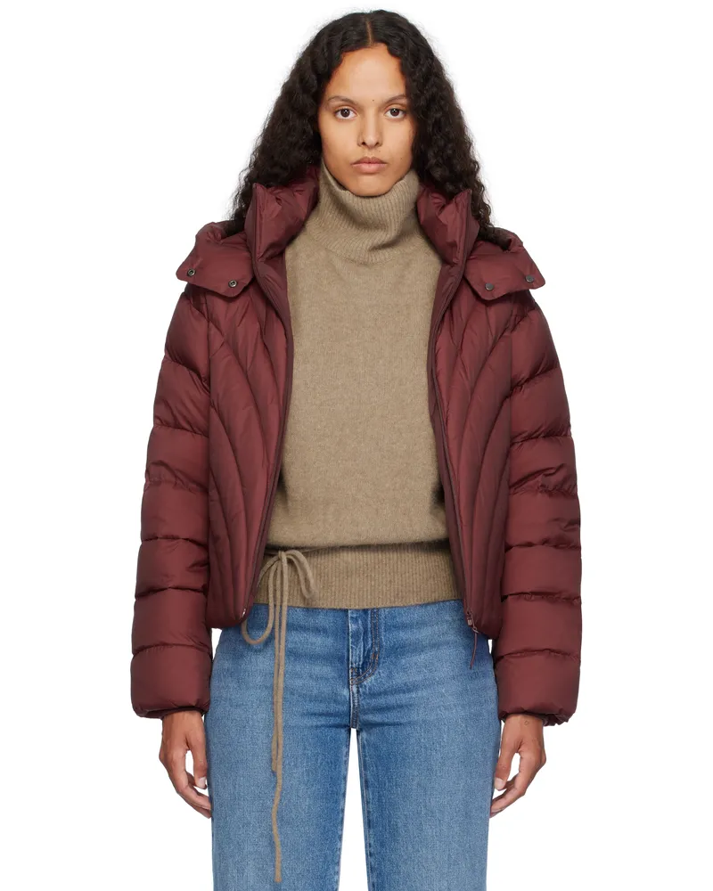 Mackage Burgundy Hope Down Jacket Garnet