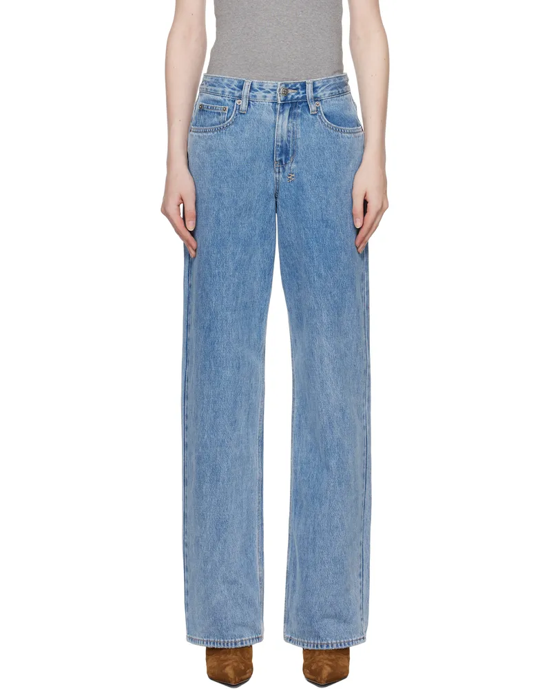 ksubi Blue Low Rider Heritage Jeans Denim