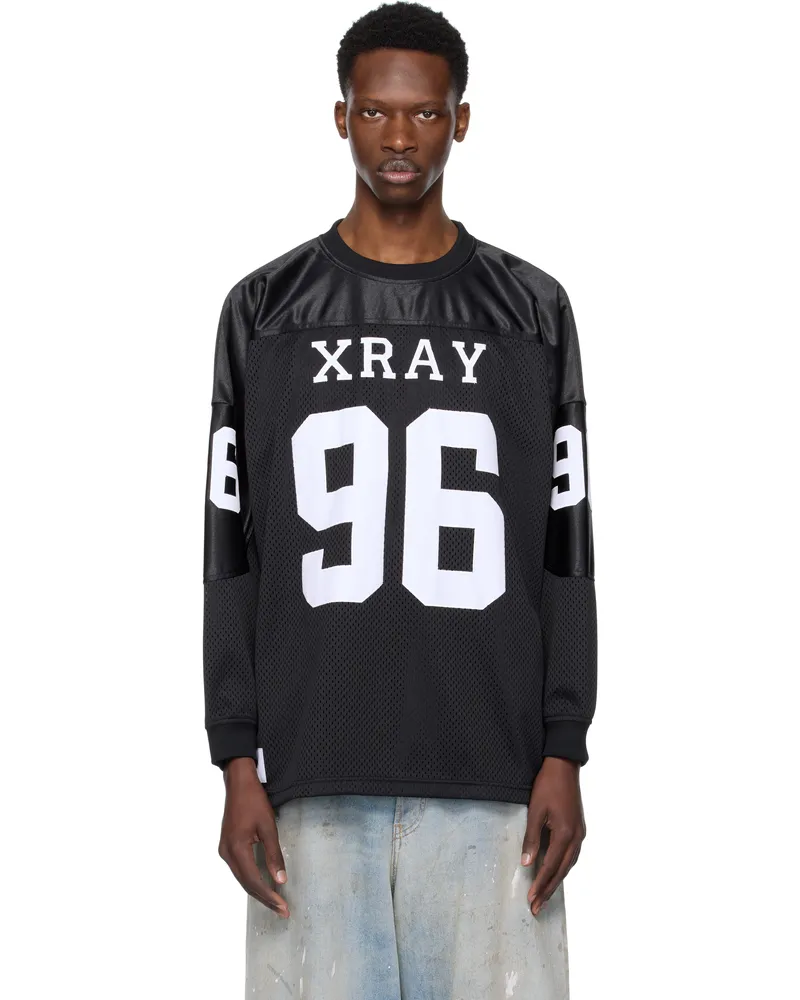 WTAPS Black 'XRAY 96' Netminder LS T-shirt Black