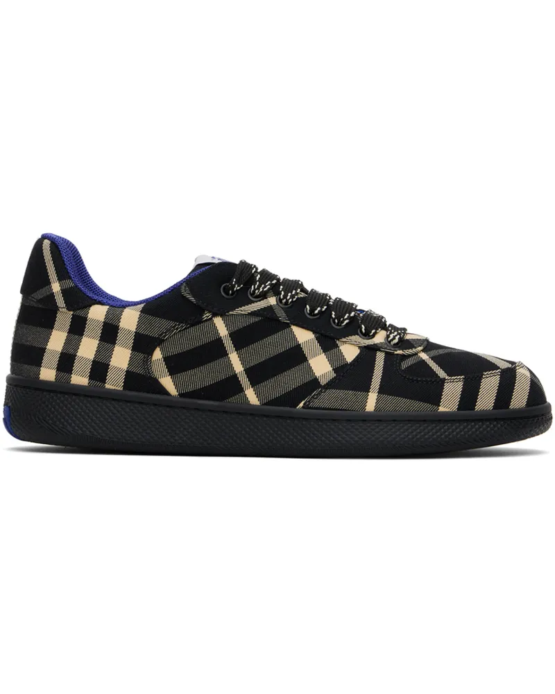 Burberry Black Check Terrace Sneakers Black