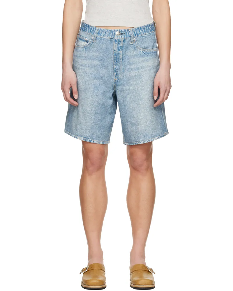 Rag & Bone Blue Miramar Ponte McKenna Shorts Seaside