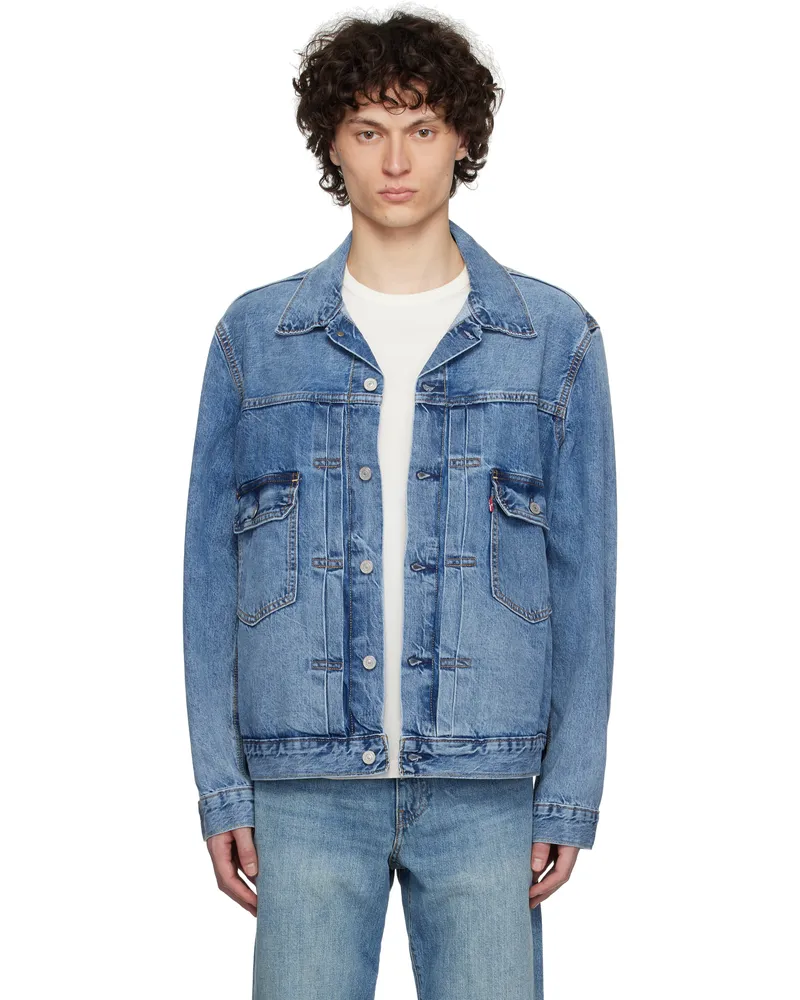 Levi's Levi Blue Type II Selvedge Denim Trucker Jacket Blue