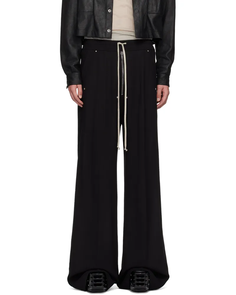 Rick Owens Black Porterville Wide Bela Trousers 09
