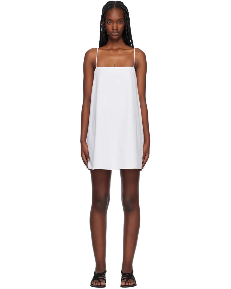 Matteau White Square Cami Minidress White