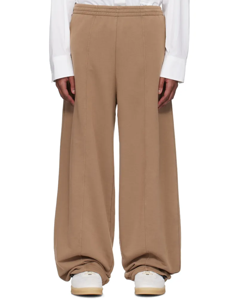 Maison Margiela Brown Pinched Seam Sweatpants 134