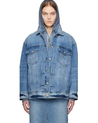 JUUN.J Blue Faded Denim Jacket P