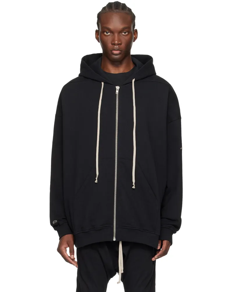 Rick Owens Black Champion Edition Jumbo Jason's Hoodie 09